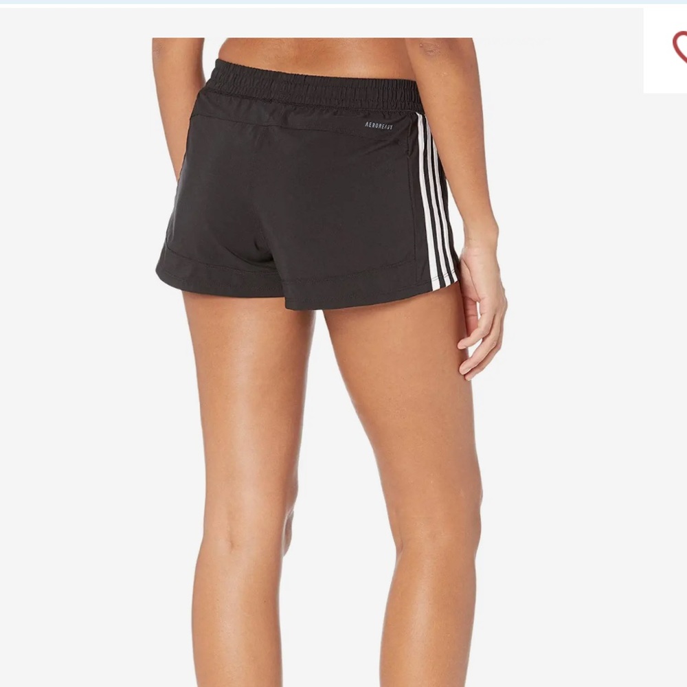 adidas Pacer 3-Stripes Women Shorts color black size XL new with tags - Picture 3 of 10